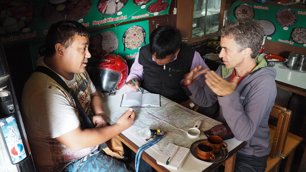 Reunión con Lhakpa, Temba y Pep en Kathmandu