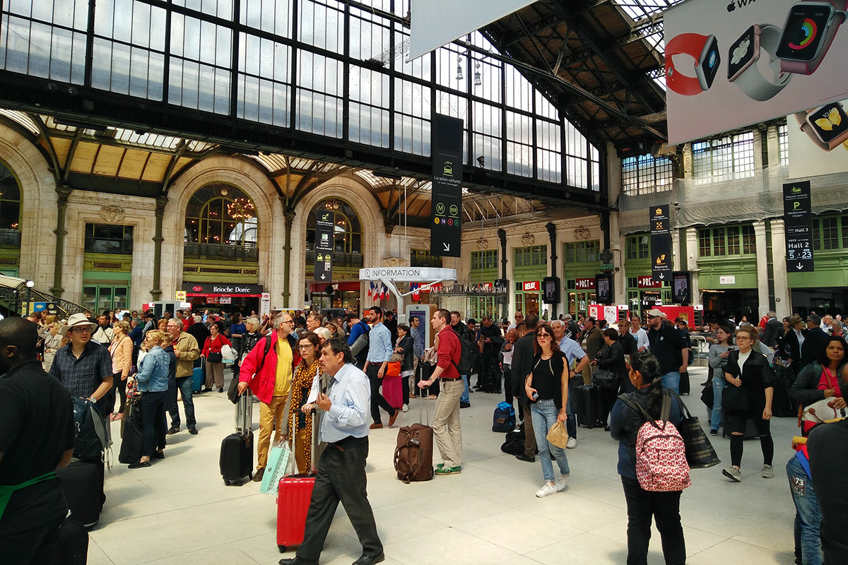 Unos minutos en París Gare de Lyon