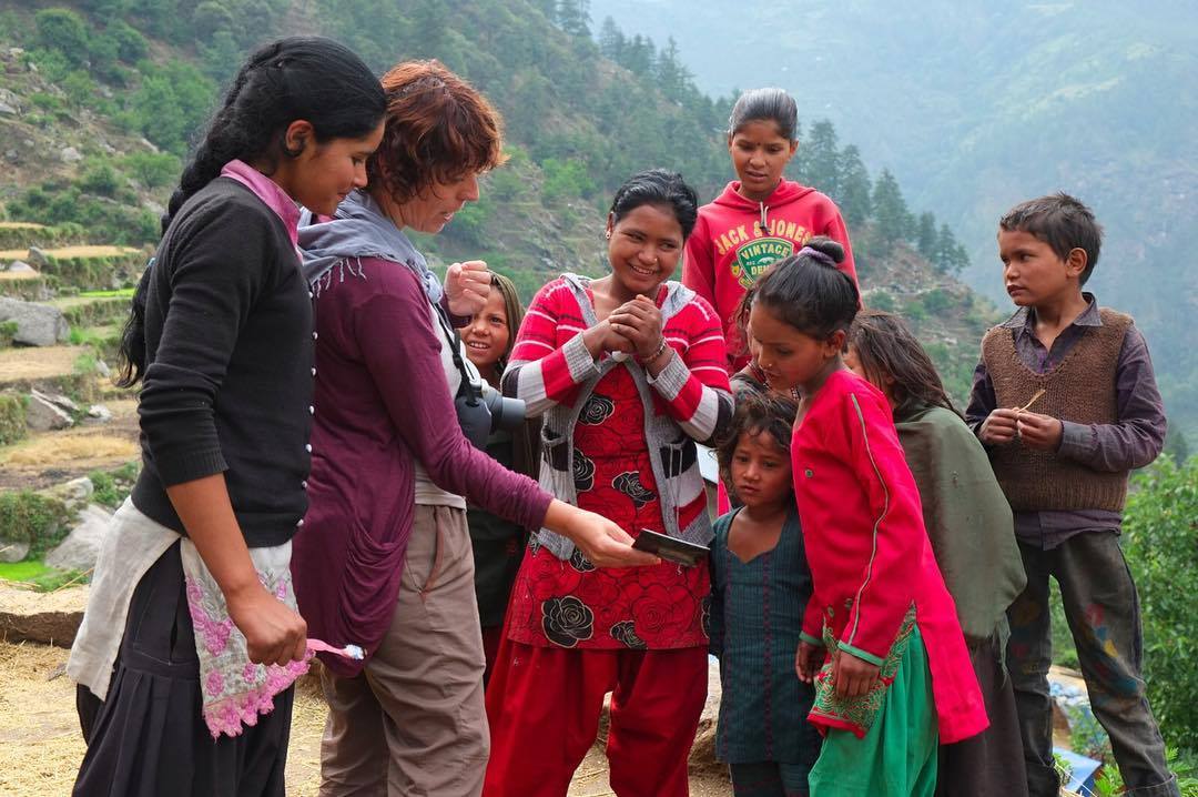 Clara Be Artsy en Nepal